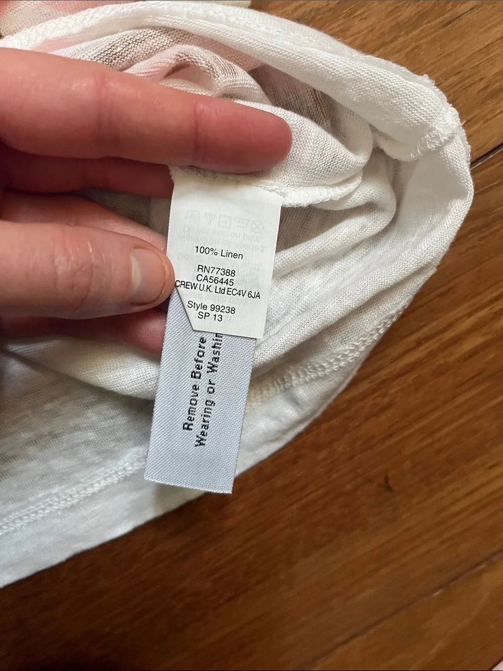 NWOT J. Crew Neon Linen Tee